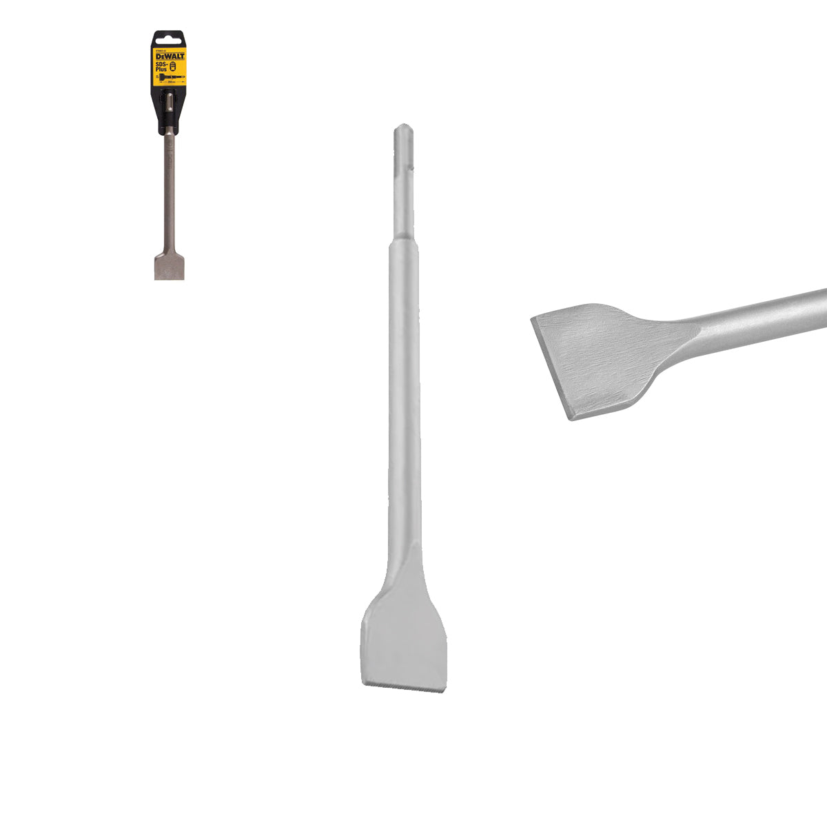 POINT CHISELS, FLAT, SPATULA, CHANNEL, FOR GROOVES AND SDS-PLUS TILES - DeWALT POINT CHISELS, FLAT, SPATULA, CHANNEL, FOR GROOVES AND SDS-PLUS TILES - DeWALT